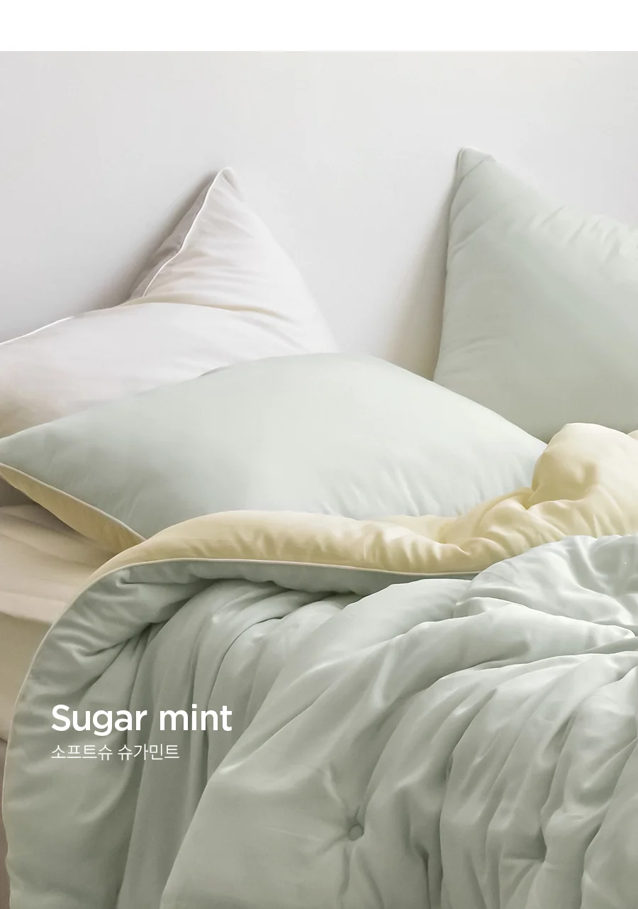 [GIFT 베딩백]소프트슈 모달100% 차렵이불/세트 -Sugarmint 상세 이미지 10