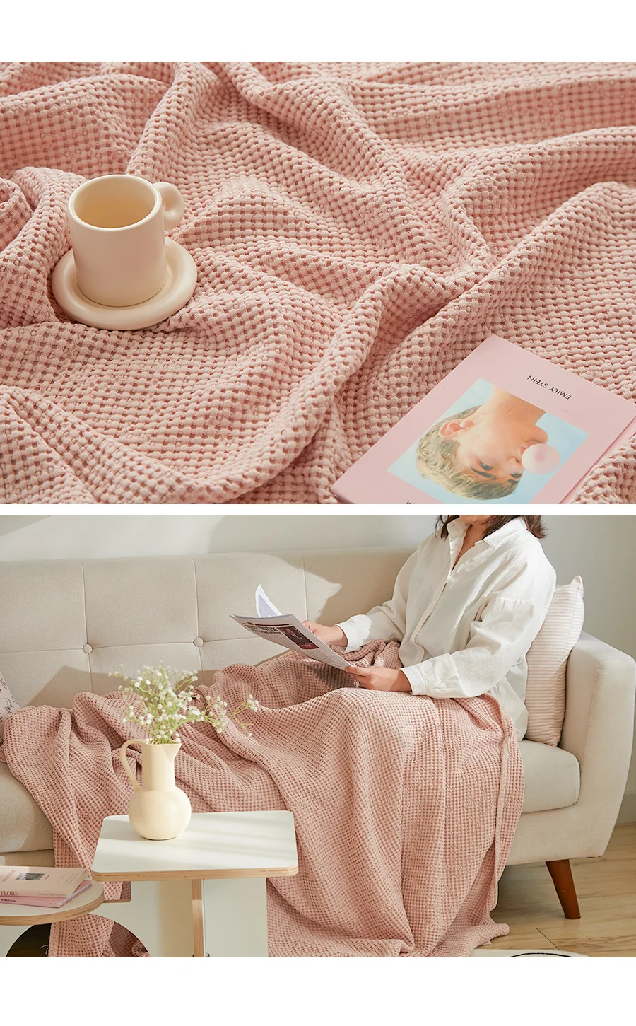 에브리 모달와플 블랭킷 스프레드 S/SS/Q.K -6color 상세 이미지 60