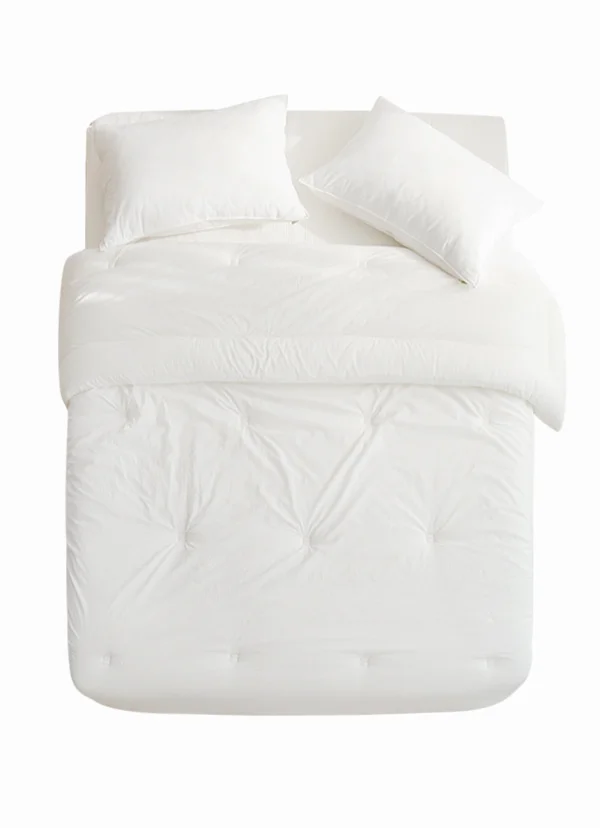 [GIFT 베딩백]헬로우 오가닉 순면 피그워싱 항균 옥수수솜 차렵이불/세트 -Purewhite (3oz, 8oz)