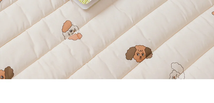 베이직키즈 초코푸 M2 안티알러지 밴딩 침대패드 SS -Beige 상세 이미지 8