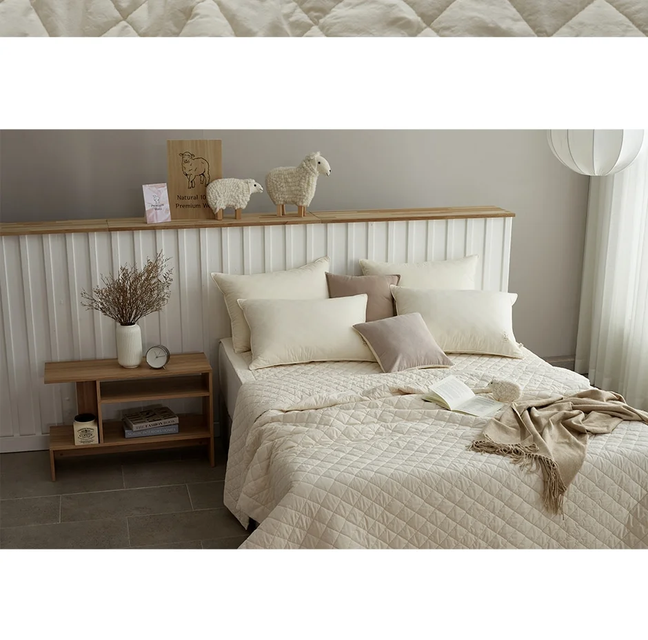 1+1 프리미엄 호주산 양모 100% 순면 스프레드 SS/Q/SK -3color 상세 이미지 21