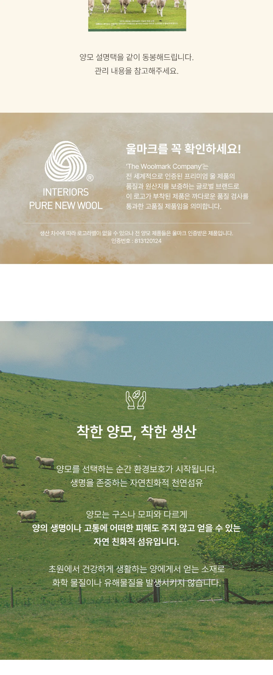 [전용패키지]모이스처 고밀도 순면 호주산 양모 스프레드 SS/Q -2color 상세 이미지 14