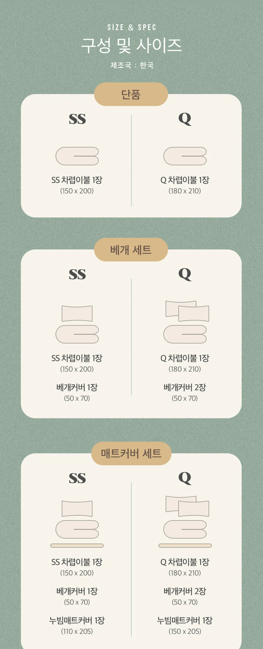 [GIFT 베딩백]소프트슈 모달100% 차렵이불/세트 Q -Butter 상세 이미지 29