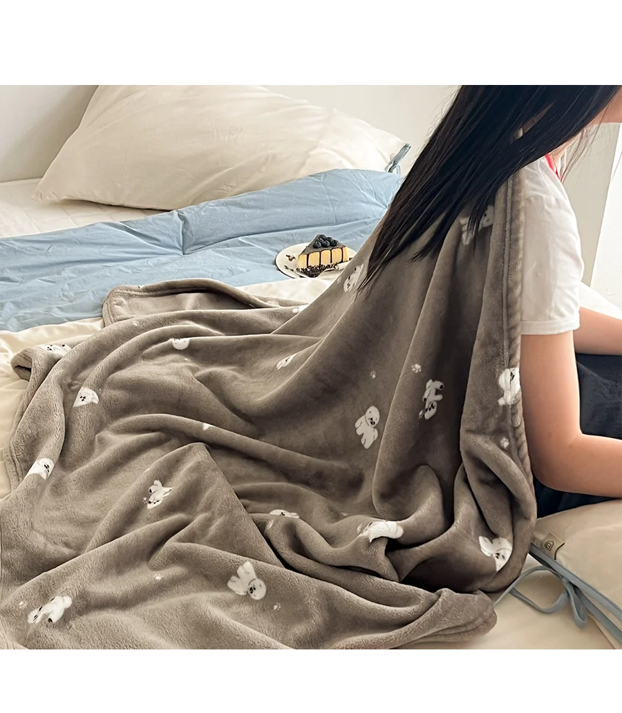 1+1 소프트 5mm극세사 밍크 담요 블랭킷(대형 2장) -10type 상세 이미지 49