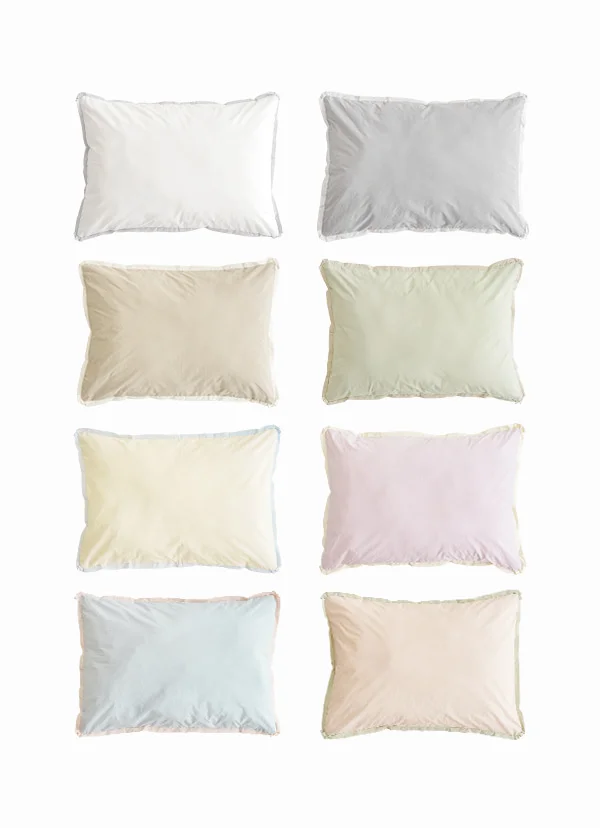 1+1 뉴메이딘 고밀도 순면 60수 바이오워싱 베개커버 50x70 -8colors