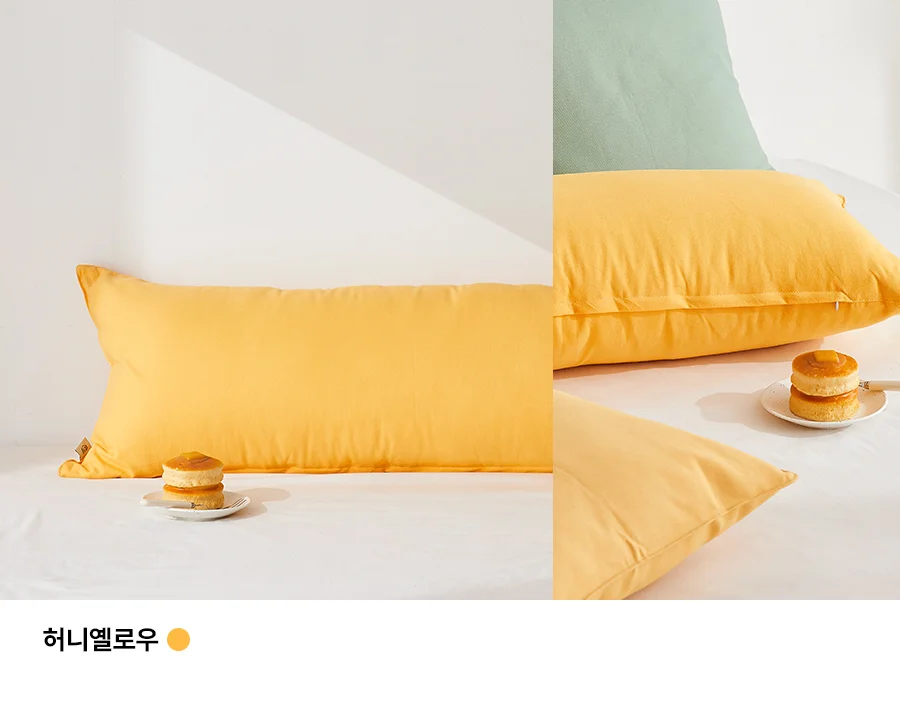 델튼 7COLOR 팝컬러 코튼캔버스 바디필로우(커버/솜포함) 상세 이미지 12