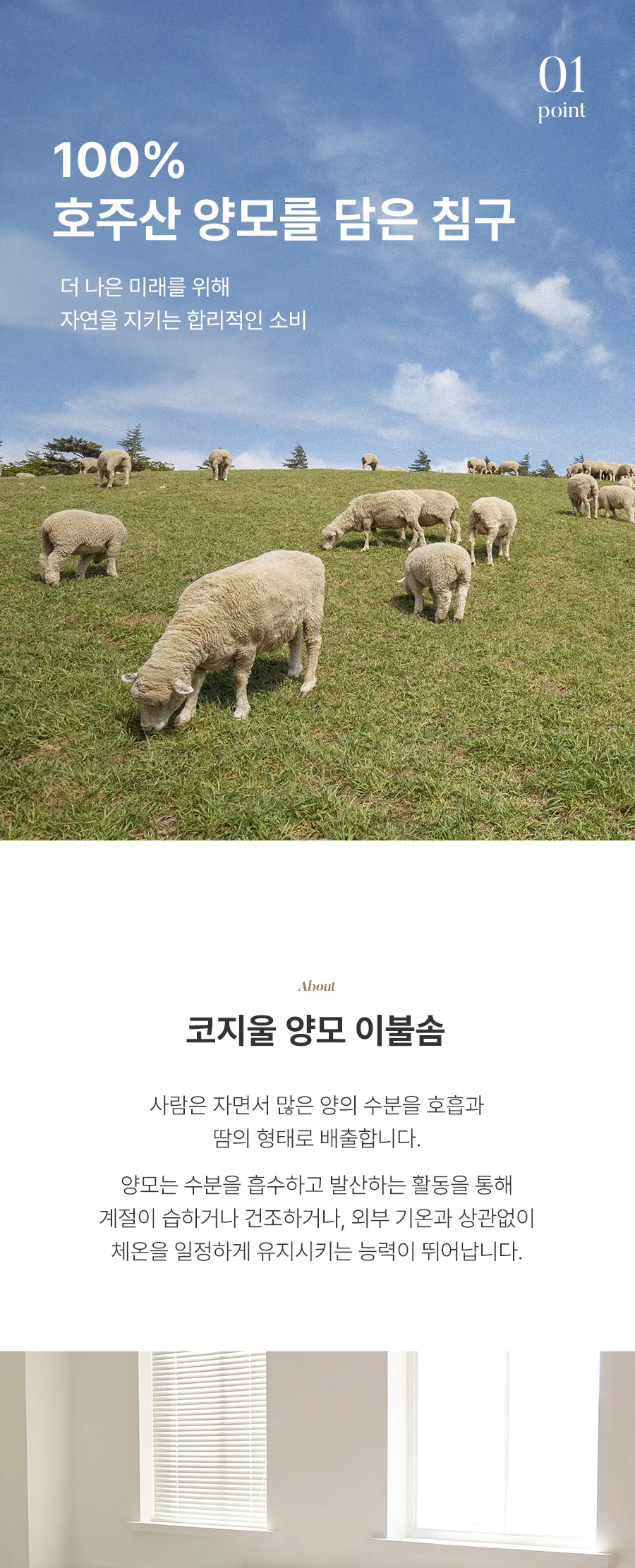 [전용패키지]코지울 고밀도 80수 사틴면 양모 이불솜 5oz/10oz 상세 이미지 7