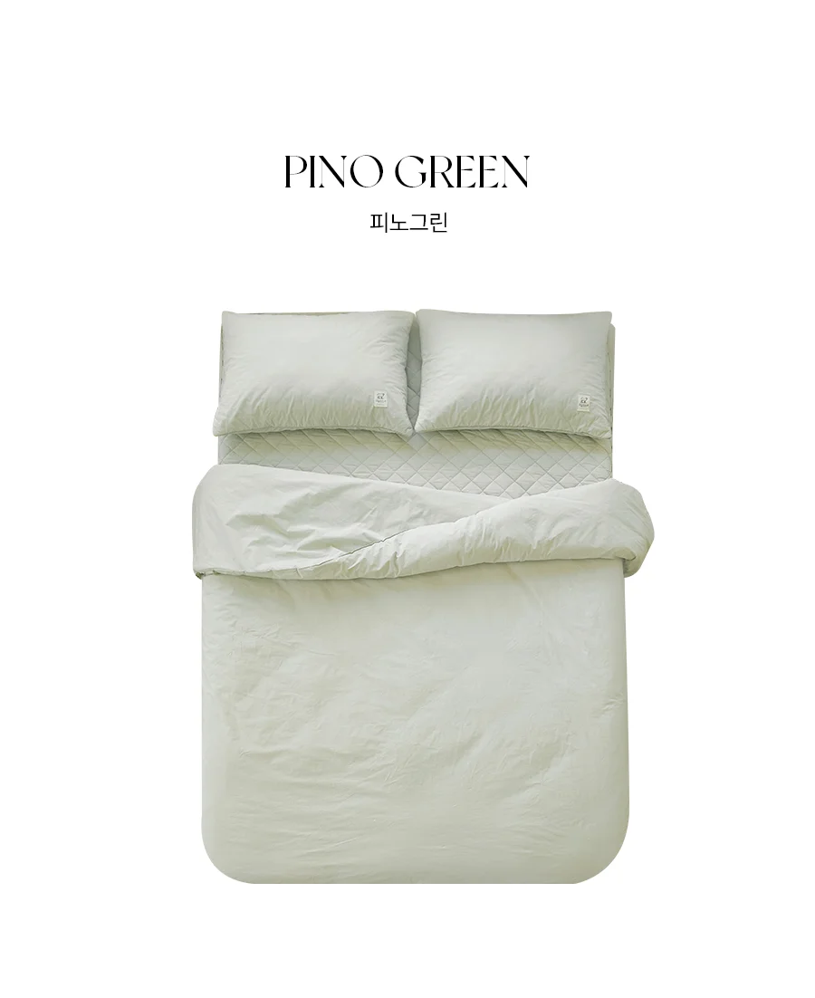 [전용패키지]마드모아 고밀도 순면 호주산 양모 울 차렵이불/세트 -Pinogreen 상세 이미지 13