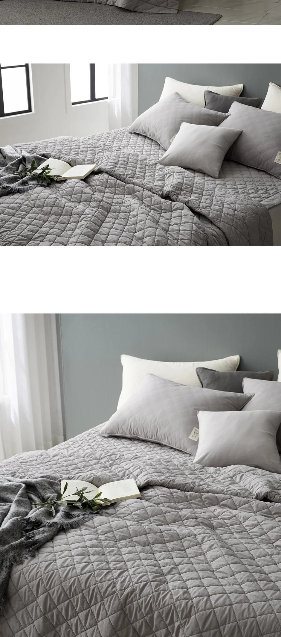 1+1 프리미엄 호주산 양모 100% 순면 스프레드 SS/Q/SK -3color 상세 이미지 24