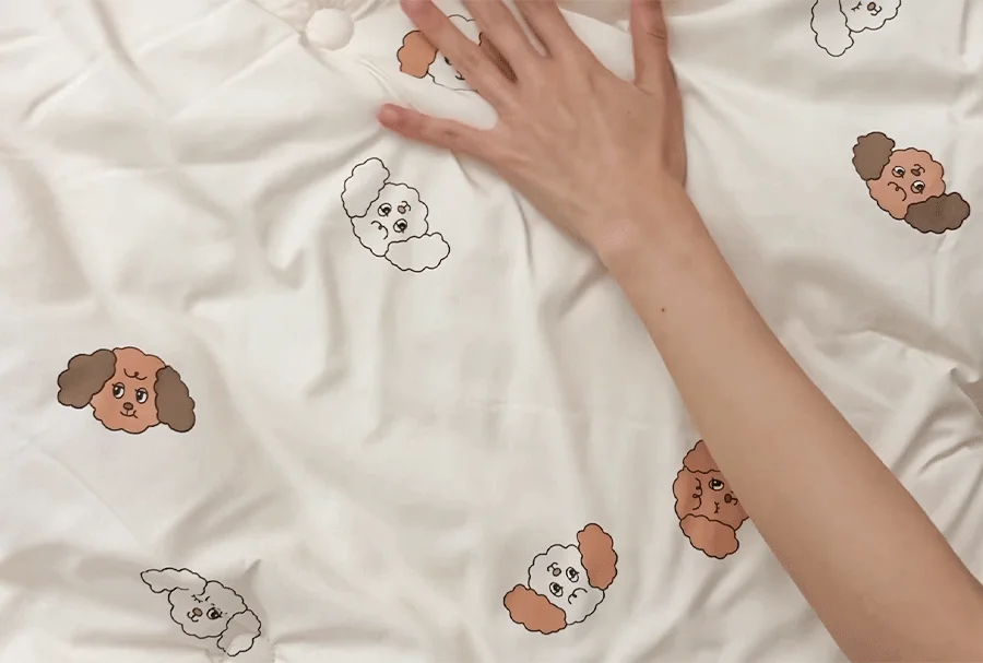 베이직키즈 초코푸 M2 안티알러지 밴딩 침대패드 SS -Beige 상세 이미지 9