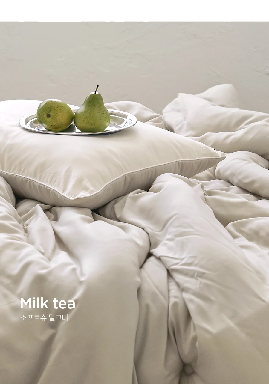 [GIFT 베딩백]소프트슈 모달100% 차렵이불/세트 -Milktea 상세 이미지 10