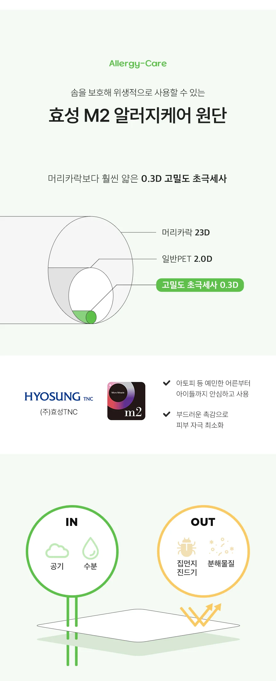 1+1 리라이프 항균 옥수수솜 알러지케어 경추 베개솜 50x70 상세 이미지 13